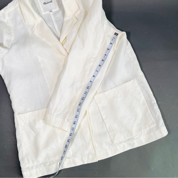 MADEWELL 100% linen blazer jacket - Picture 11 of 14